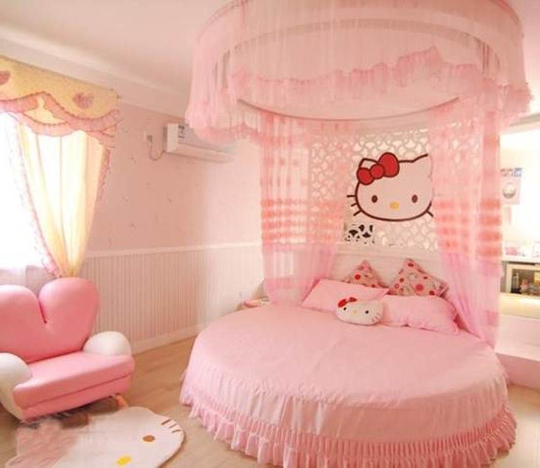 Desain Kamar Tidur Sederhana Hello Kitty Interior Rumah